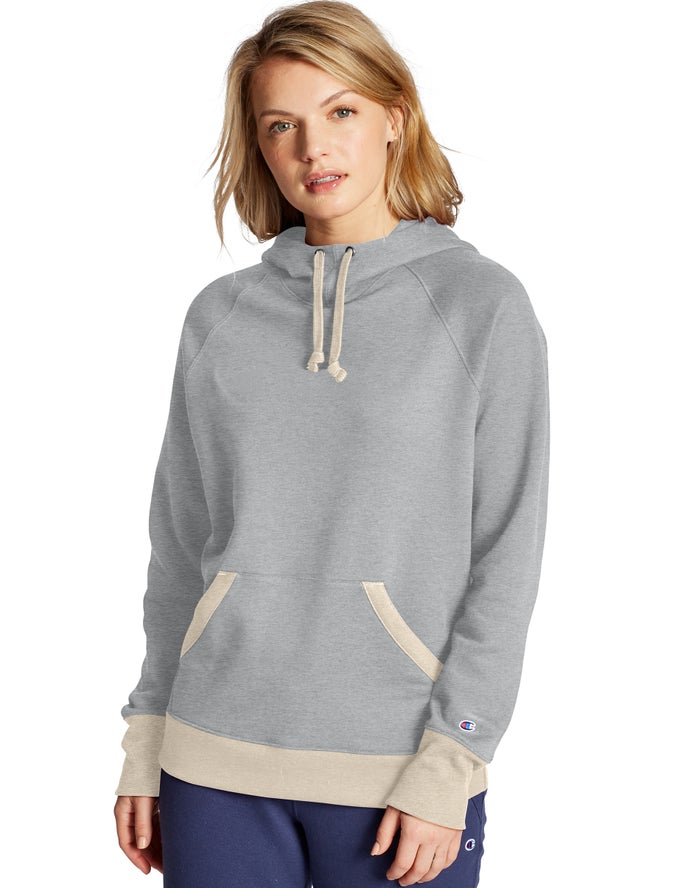 Champion Powerblend Hoodie Dames - Grijs - Belgie 2341LPOUF